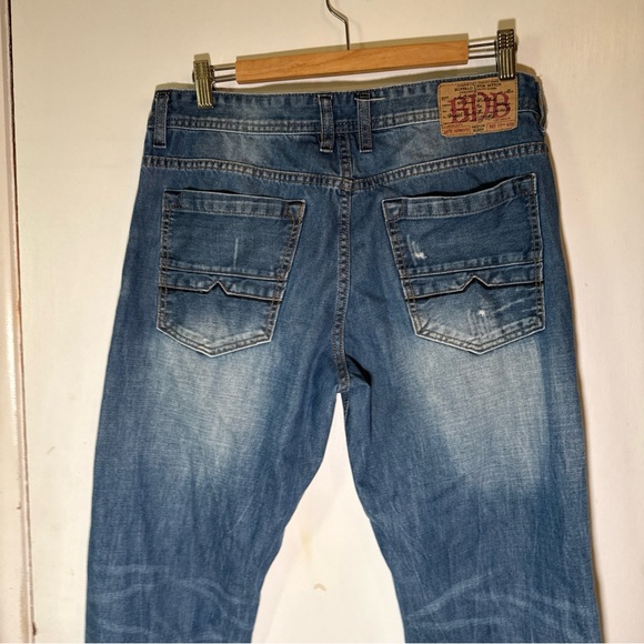 Buffalo David Bitton BDB Denim Blue Jeans Ruffler Basic | 32Wx32L - Picture 6 of 12